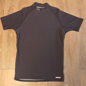 XXL Under Armour metal mock neck short sleeve hot gear.